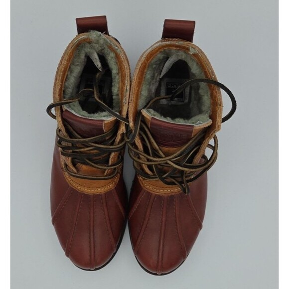 Vintage 1980's Frye Women's Veronica Duck Chukka Shearling Boots Size 10 B - Picture 4 of 11